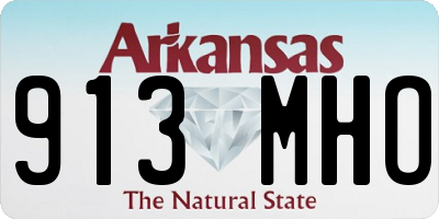 AR license plate 913MHO