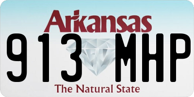 AR license plate 913MHP