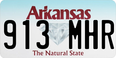 AR license plate 913MHR