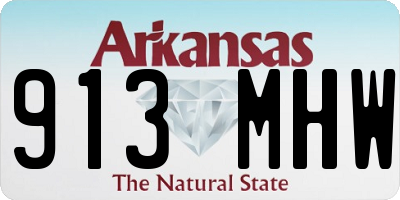 AR license plate 913MHW
