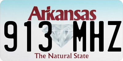AR license plate 913MHZ