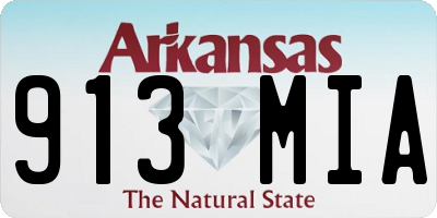 AR license plate 913MIA
