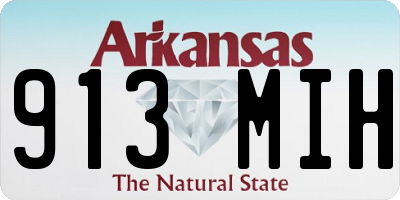 AR license plate 913MIH