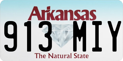 AR license plate 913MIY