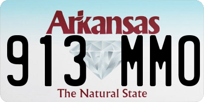 AR license plate 913MMO