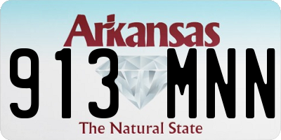 AR license plate 913MNN