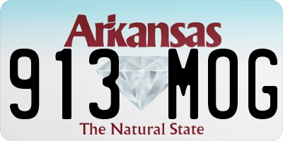 AR license plate 913MOG