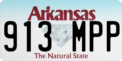AR license plate 913MPP