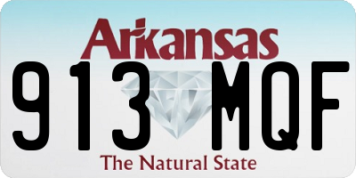 AR license plate 913MQF