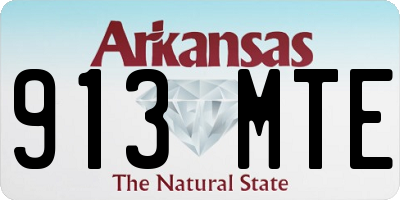 AR license plate 913MTE