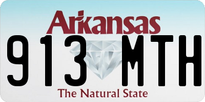 AR license plate 913MTH