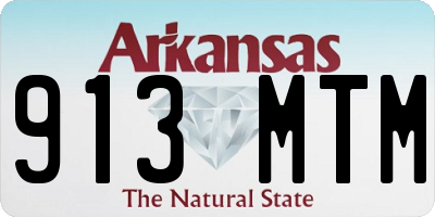 AR license plate 913MTM