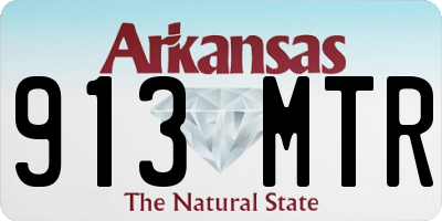 AR license plate 913MTR