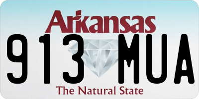AR license plate 913MUA
