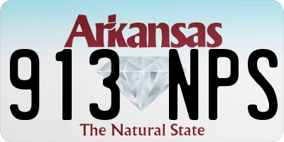 AR license plate 913NPS
