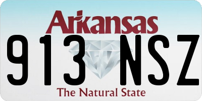 AR license plate 913NSZ