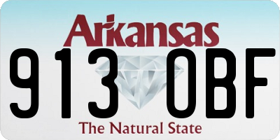 AR license plate 913OBF