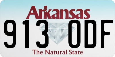 AR license plate 913ODF