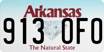 AR license plate 913OFO