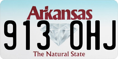 AR license plate 913OHJ
