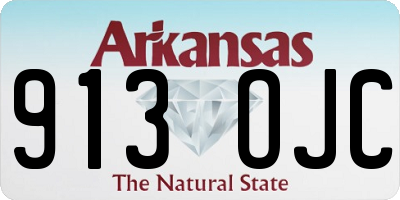 AR license plate 913OJC