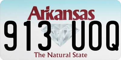 AR license plate 913UOQ