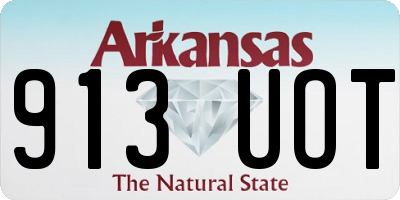 AR license plate 913UOT
