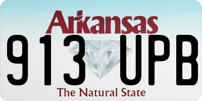 AR license plate 913UPB