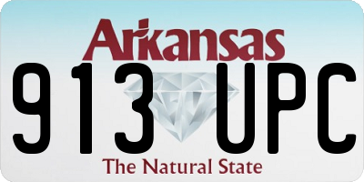 AR license plate 913UPC