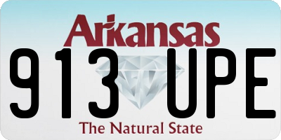 AR license plate 913UPE
