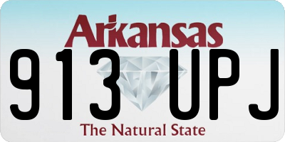 AR license plate 913UPJ