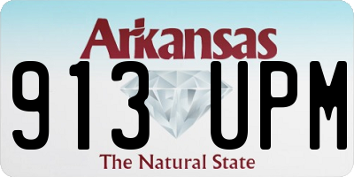 AR license plate 913UPM