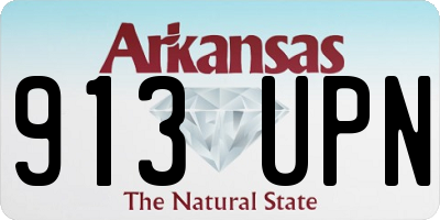 AR license plate 913UPN