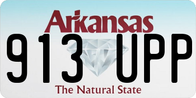AR license plate 913UPP