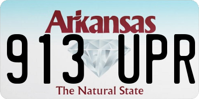 AR license plate 913UPR