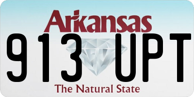 AR license plate 913UPT