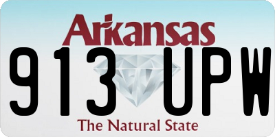 AR license plate 913UPW