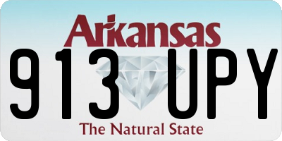 AR license plate 913UPY