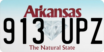AR license plate 913UPZ