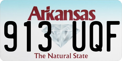 AR license plate 913UQF