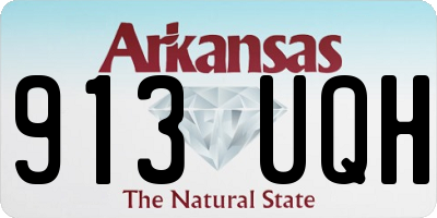 AR license plate 913UQH
