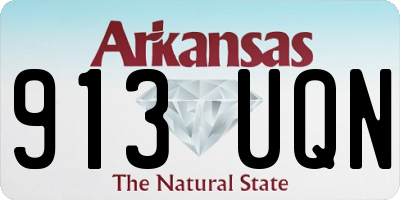 AR license plate 913UQN