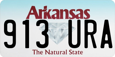 AR license plate 913URA