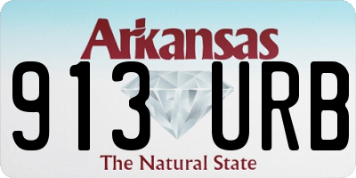 AR license plate 913URB