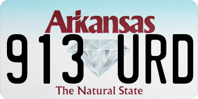AR license plate 913URD