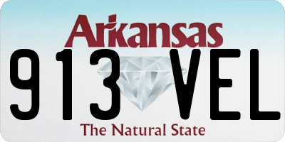 AR license plate 913VEL