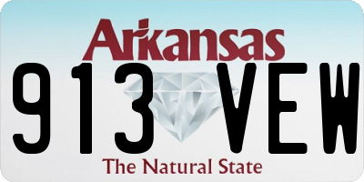 AR license plate 913VEW