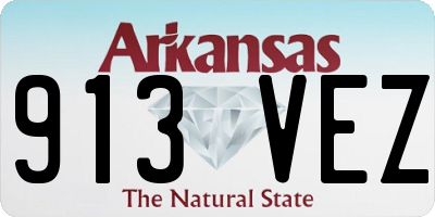 AR license plate 913VEZ