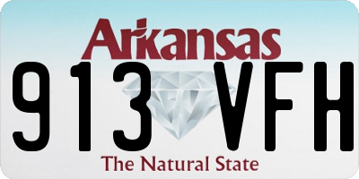 AR license plate 913VFH