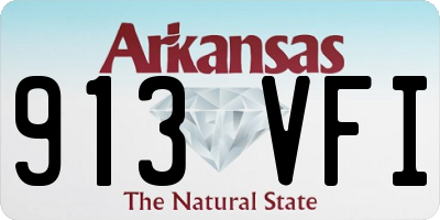 AR license plate 913VFI